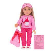 DesignAfriend Christmas Eve 18 Inch Fashion Doll Set