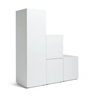 Argos Home Malibu Stepped Small Storage Wardrobe - White