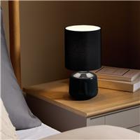 Home Essentials Ceramic Table Lamp - Black