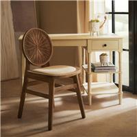 Fifty Five South Cebu Wooden Dining Chair - Natural