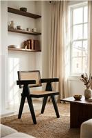 Premier Housewares Fifty Five South Solid Wood Dining Chair - Natural