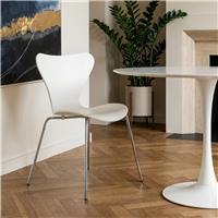 Interiors by Premier Laila Plastic Dining Chair - White