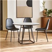 Fifty Five South Imperia 4 Seater Round Dining Table - White