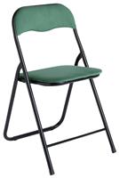 Argos Home Nyla Velvet Folding Dining Chair - Green