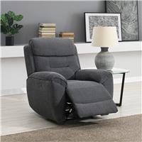Sofa Source Huntington Power Recliner Chair - Dark Grey