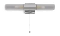 Argos Home Twin 2 Light Bathroom Wall Light - Chrome