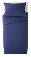 Habitat Cotton Rich 180 TC Plain Navy Bedding Set - Single