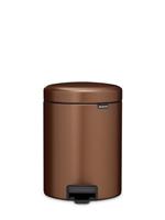 Brabantia NewIcon 5 Liter Pedal Bin - Warm Bronze