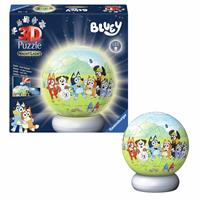 Ravensburger Bluey 72 Pieces 3D Puzzle Ball Nightlight