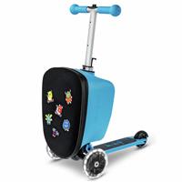Micro Scooters Patch & Play Suitcase Scooter - Blue