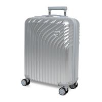 Rock Vesta 8 Wheel Hard Suitcase - Cabin, Silver