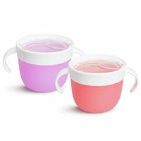 Munchkin Pink & Purple Snack Catcher - Pack of 2