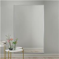 MirrorOutlet Artus Silver Metal Wall Mirror - 174x110cm