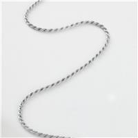 Revere 925 Sterling Silver Mini Rope Necklace