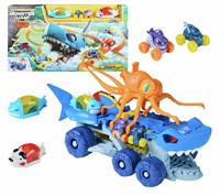 Monster Jam Megalodon Squid Takedown Carrier Playset