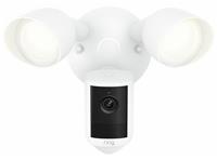 Ring Floodlight Cam (2nd Gen) Retinal 2K Wired Smart Security Camera - White