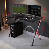 X Rocker Arteon Esports Gaming Desk with Included Mousepad - Red & Blue