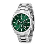 Maserati Attrazione Men's Green Dial Stainless Steel Bracelet Watch
