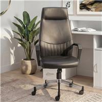 Dorel Brooklyn Faux Leather Office Chair - Black