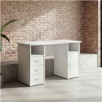 Dorel Maryland 3 Drawer Office Desk - White