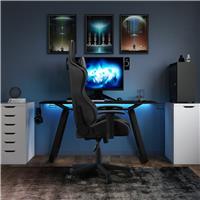Dorel Oblivion Gaming Desk - Black