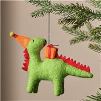 Argos Home Felt Dinosaur Hanging Christmas Ornament
