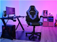 GXTrust Riye Faux Leather Adjustable Gaming Chair - Blue