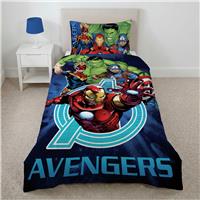 Disney Kids Avengers Blue Bedding Set - Single