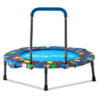 smarTrike 2.2ft 3 in 1 Indoor Kids Trampoline with Enclosure - Blue