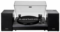 Lenco LS-300 Belt Drive Bluetooth Turntable with Hi-Fi Speakers - Black