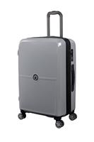 IT Luggage Optical Ultimate Expandable 8 Wheel Hard Medium Suitcase - Grey