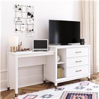 Dorel Westerleigh 3 Drawer Desk - White