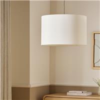 Argos Home Cream Drum Easy Fit Lampshade - 40cm