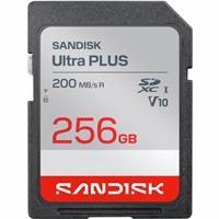 SanDisk Ultra PLUS 200MB/s SDXC UHS-I Memory Card - 256GB