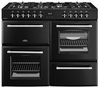 Belling 444411838 110cm Dual Fuel Range Cooker - Black