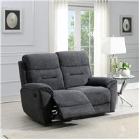 Sofa Source Huntington 2 Seater Recliner Sofa - Dark Grey