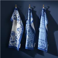 Habitat x Morris & Co. Inky Set of 3 Tea Towels - Blue