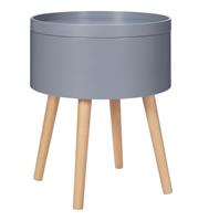 Habitat Skandi Storage Side Table - Grey