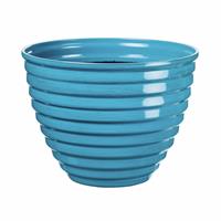 Premier Decorations 30cm Polypropylene Aqua Plant Pot