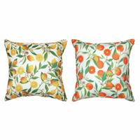 Premier Decorations 45cm Lemon and Orange Outdoor Cushion