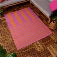 Furn Polyester Orange Rectangle Outdoor Rug
