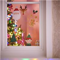 Argos Home Large Christmas Themed Window Stickers