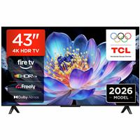 TCL 43 Inch 43V6D-UK Smart 4K UHD HDR DLED Fire TV