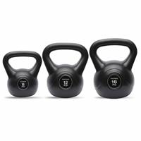 Northern Vinyl Black Kettlebells Set - 8-16kg
