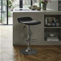 Dorel Ohio Faux Leather Bar Stool - Black