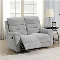 Sofa Source Huntington 2 Seater Recliner Sofa - Light Grey