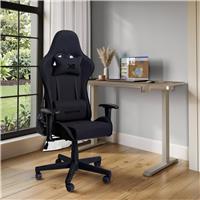 X Rocker Alpha Fabric Office Gaming Chair- Black