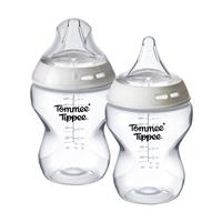 Tommee Tippee Natural Start Deep Latch 260ml Baby Bottle - Pack of 2