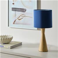Argos Home Drum Ink blue Easy Fit Lampshade - 20cm