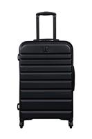 IT Luggage Concurring 4 Wheel Hard Medium Suitcase - Black